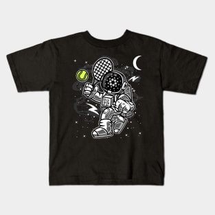 Astronaut Tennis Cardano ADA Coin To The Moon Crypto Token Cryptocurrency Blockchain Wallet Birthday Gift For Men Women Kids Kids T-Shirt